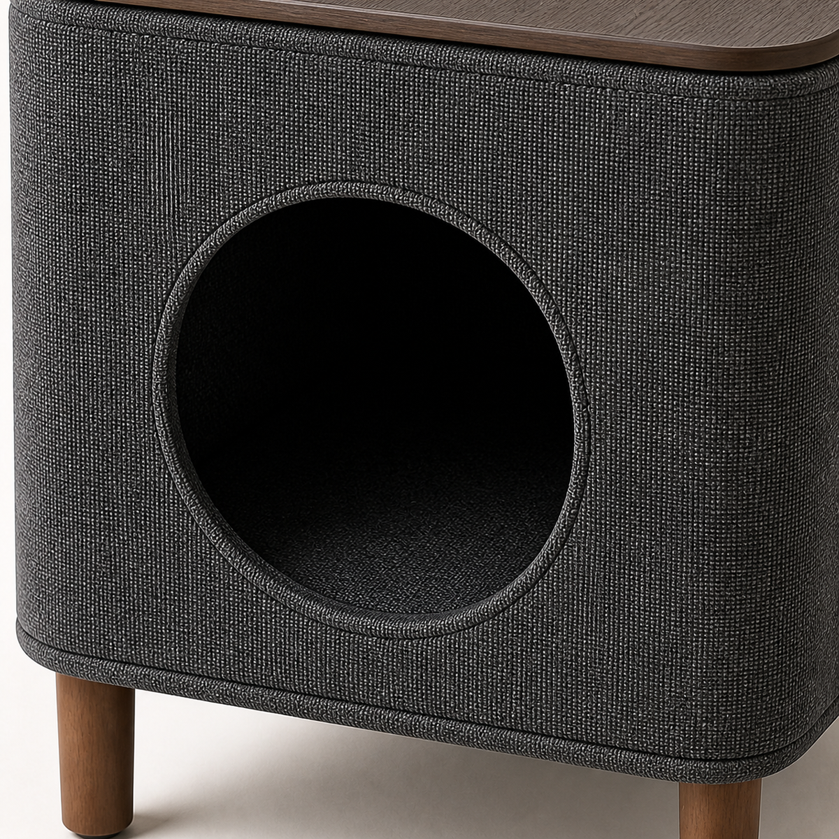 Soft Cube Cat House — Circular front entrance