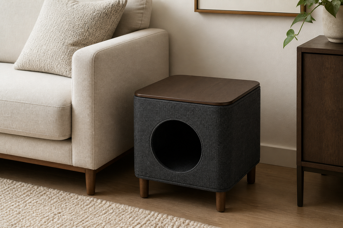 Soft Cube Cat House — room placement