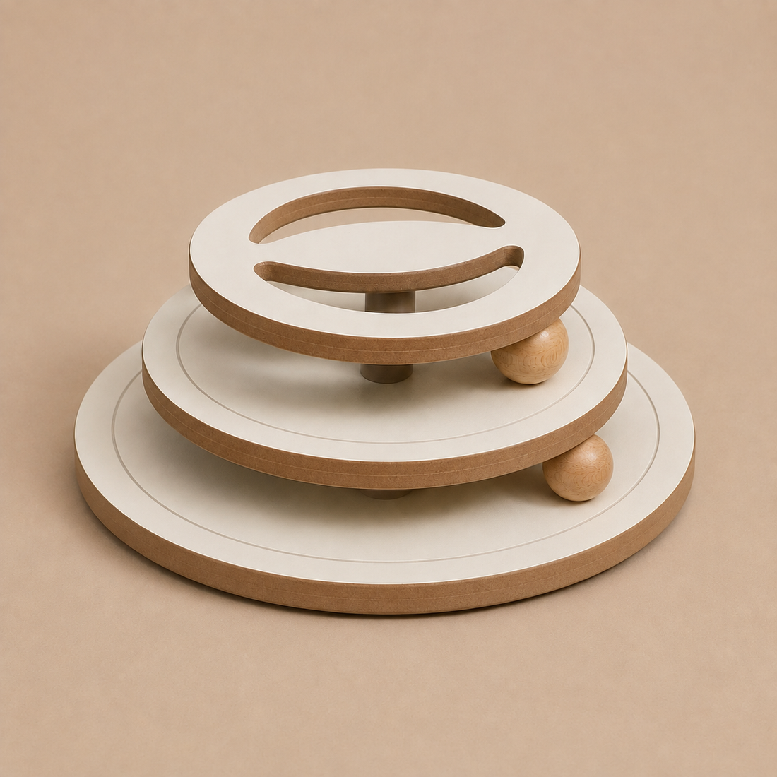 Wooden Ball Tower, product view