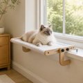 Clamp Window Cat Hammock styled for everyday use in a warm modern home