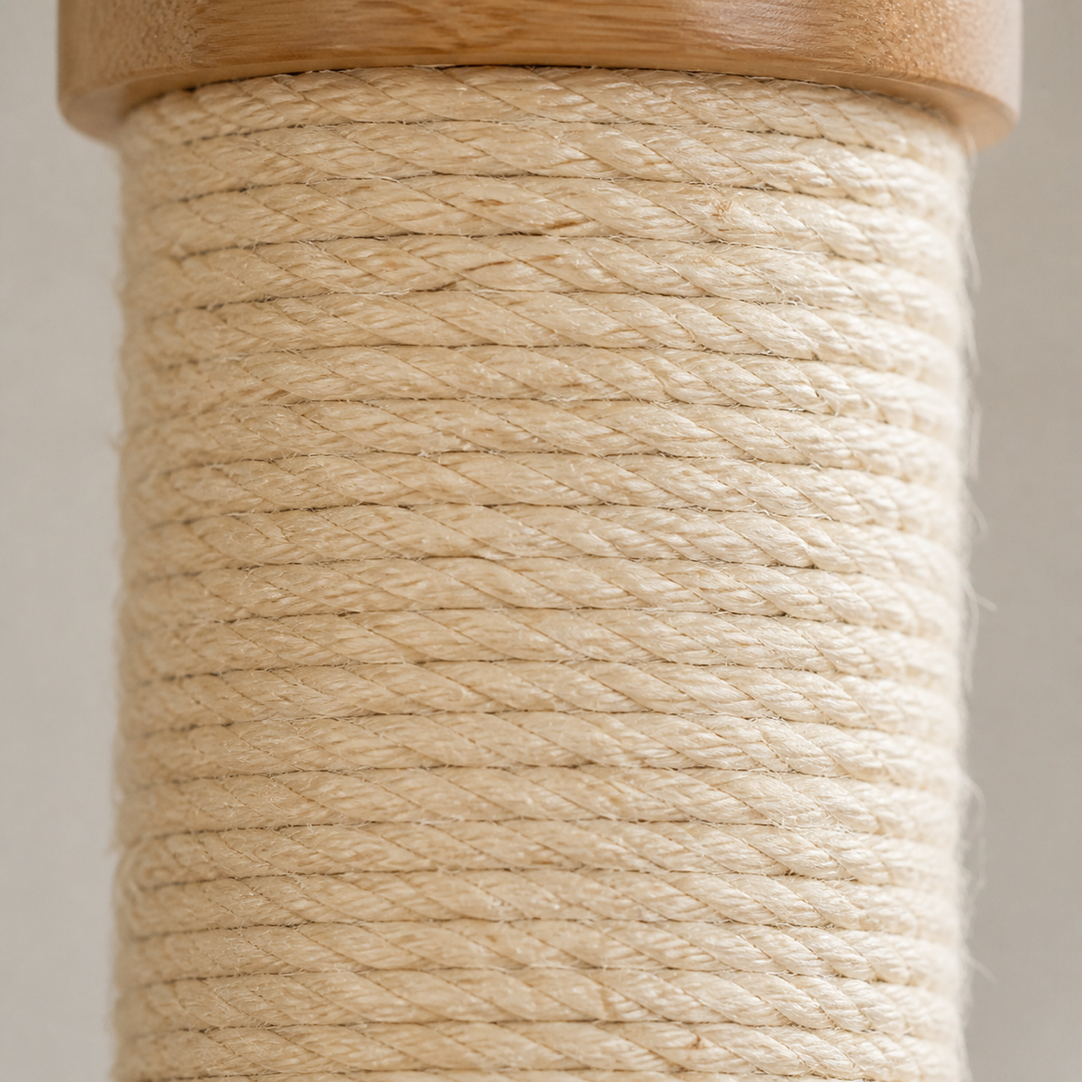 No-Drill Wall Scratcher — Tall sisal-wrapped post