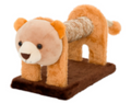Bear Plush Animal Cat Scratcher shown in a clean product view