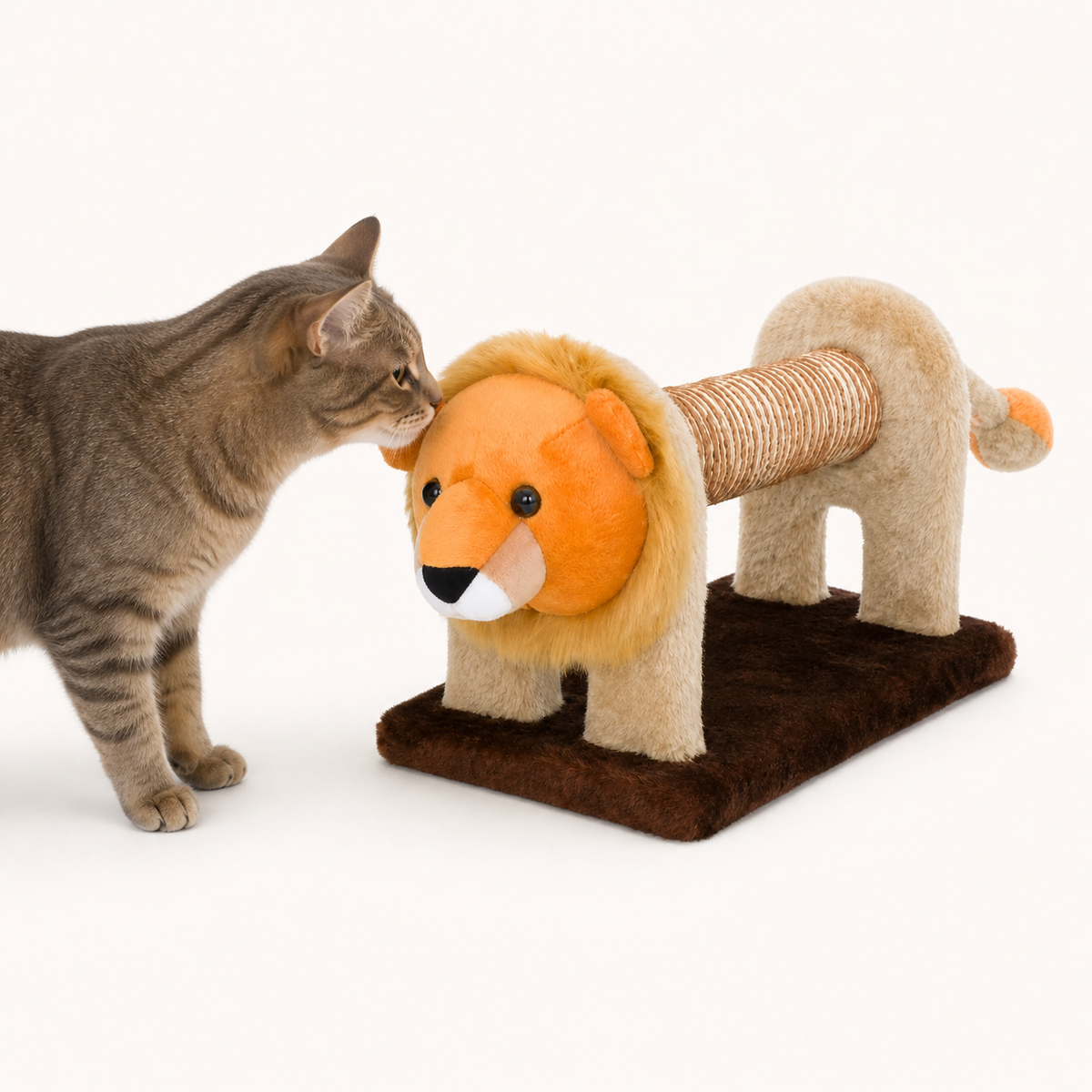 Plush Animal Scratcher — Choose the animal that fits the room.