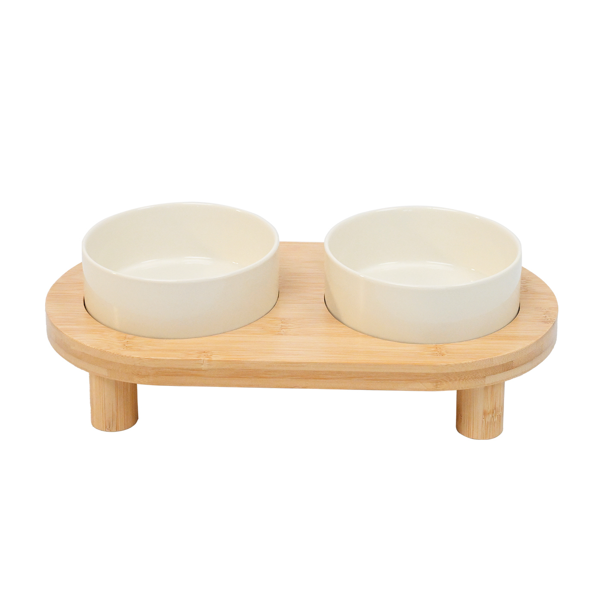 Raised Double Bowl Station shown alone against a clean light background