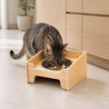 Single Bowl Wood Station styled for everyday use in a warm modern home