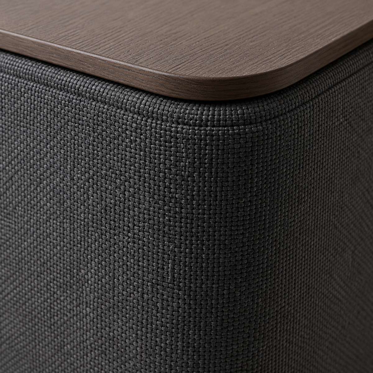 Soft Cube Cat House — Upholstered cube shell