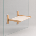 Suction-Cup Window Hammock styled for everyday use in a warm modern home