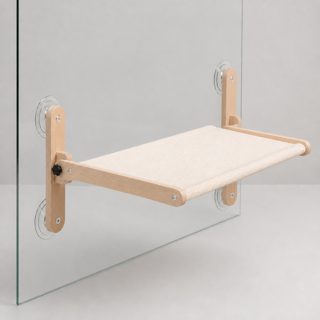 Suction-Cup Window Hammock shown alone against a clean light background