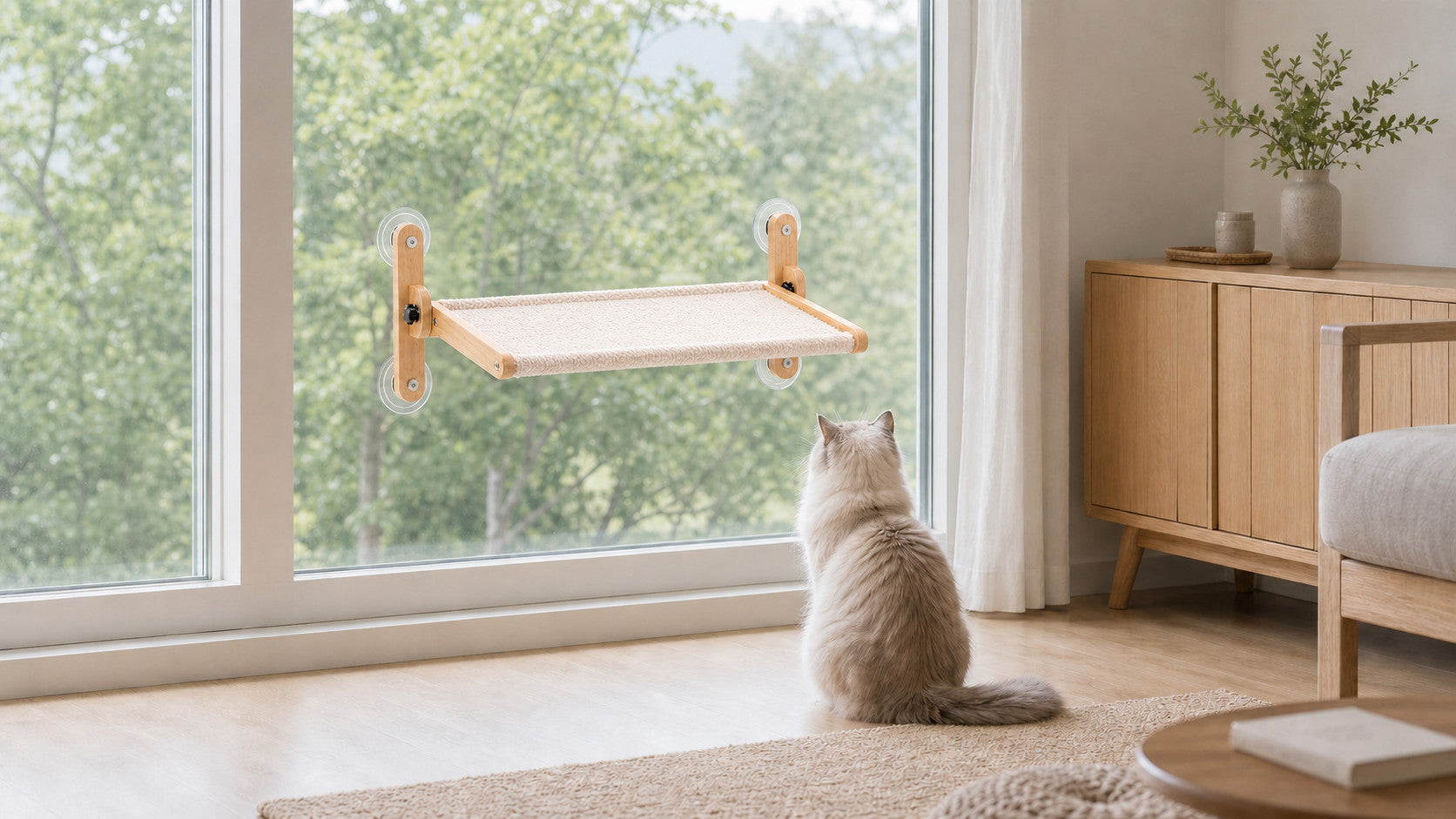Fold closer to the glass.